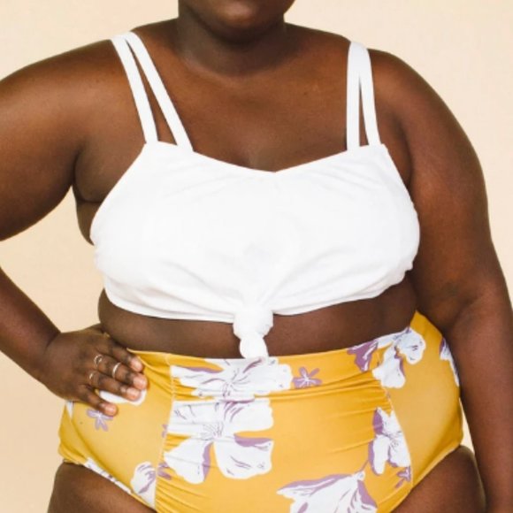 NEW Anthropologie Nettle's Tale "The Alicia Top" Underwire Support White H-Cup - Picture 10 of 12